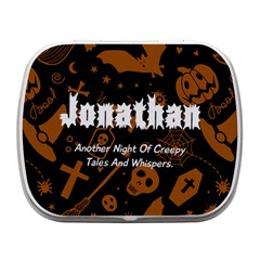 halloween - Small Metal Box (White)
