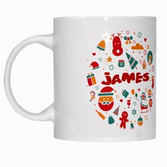 Personalized Xmas Little Things Name - White Mug