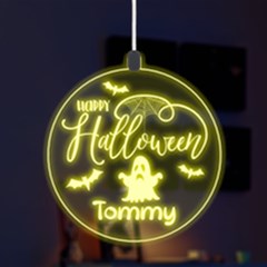 Happy Halloween Ghost - LED Acrylic Ornament
