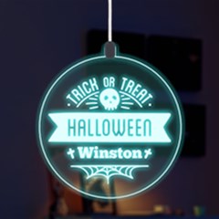 Halloween Skull Trick Or Treat - LED Acrylic Ornament
