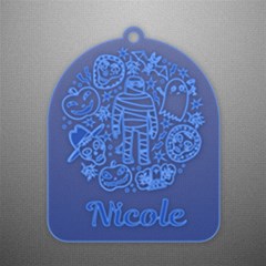 Personalized Happy Halloween Cute Graphic Name - Acrylic Ornament