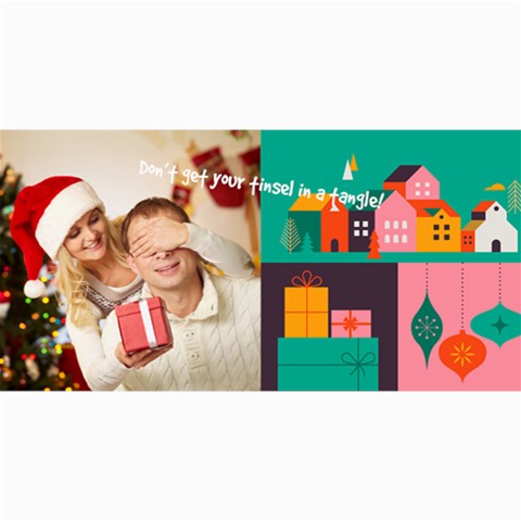 Xmas By Oneson 8 x4  Photo Card - 2