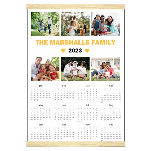 Personalized Family Calendar By Joe Front - Jan 2023