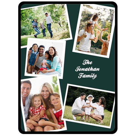 Family Name Large Blanket By Joe 80 x60  Blanket Front