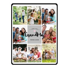 Personalized Love You Small Blanket - Fleece Blanket (Small)