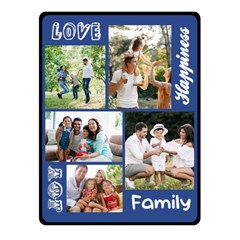 Personalized Family Small Blanket - Fleece Blanket (Small)
