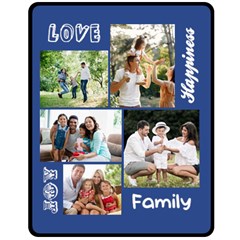 Personalized Family Medium Blanket - Fleece Blanket (Medium)