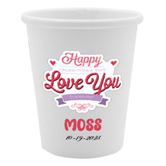 Valenine Name Paper Cup