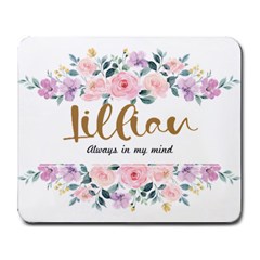 Watercolor Flower Name Mousepad - Collage Mousepad