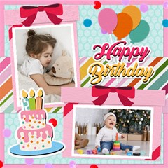 Personalized Happy Birthday ScrapBook - ScrapBook Page 12  x 12 
