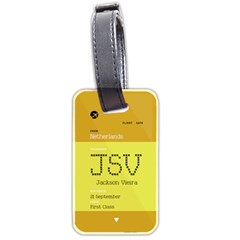 color combo - Luggage Tag (two sides)