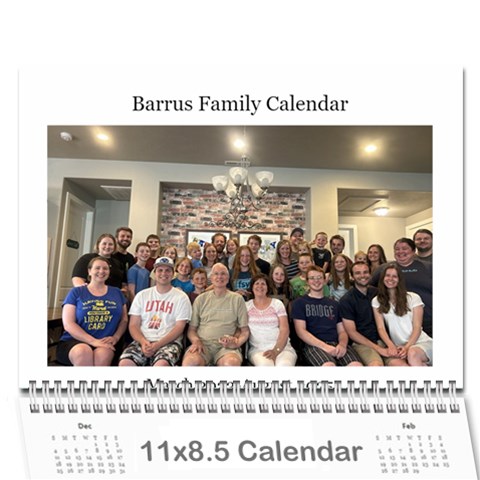 Family Calendar 2023 By Abarrus2 Cover