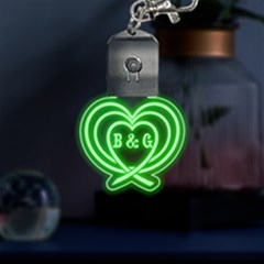 Heart Graphic - LED Key Chain