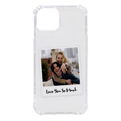 Personalized Polaroid Text Phone Case - iPhone 14 TPU UV Print Case