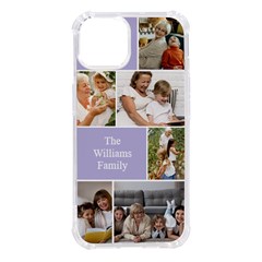 Personalized Photo Family Name Phone Case - iPhone 14 TPU UV Print Case