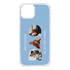 Personalized Dad Text Photo Phone Case (38 styles) - iPhone 14 TPU UV Print Case