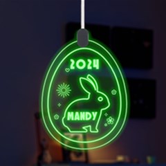 Easter Rabbit - LED Acrylic Ornament