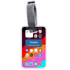 phone graphic - Luggage Tag (one side)