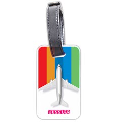 Plane Graphic - Luggage Tag (one side)