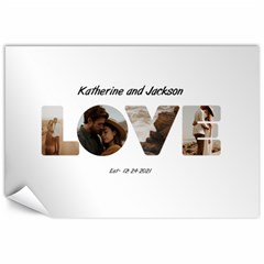 Love Word Photo Personalised Collage - Canvas 20  x 30 