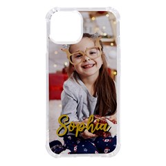 Personalized Big Photo with Name Phone Case - iPhone 14 TPU UV Print Case