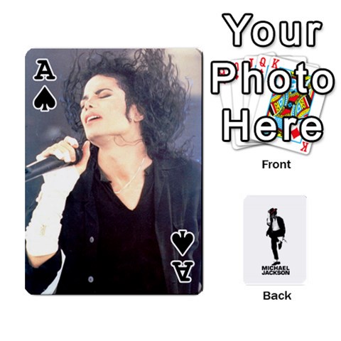 Ace Michael Cards By Tiffany Front - SpadeA