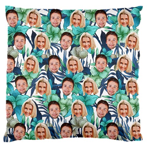 Personalized Couple Many Faces Hawaii Cushion By Joe Front