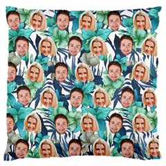 Personalized Couple Many Faces Hawaii Cushion - 16  Baby Flannel Cushion Case (Two Sides)