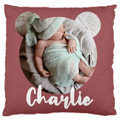 Personalized Name Photo Kids Baby Gift - 16  Baby Flannel Cushion Case (Two Sides)