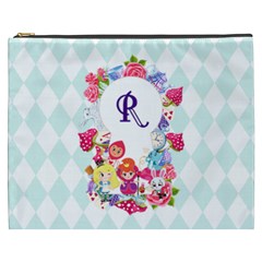 Personalized Alice In Wonderland Name Cosmetic Bag - Cosmetic Bag (XXXL)