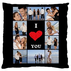 Personalized Photo 10 Girds Love - 16  Baby Flannel Cushion Case (Two Sides)