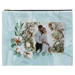 Personalized Wedding Photo Names Cosmetic Bag - Cosmetic Bag (XXXL)
