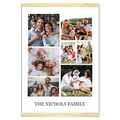 Personalized 7 Photos Hanging Canvas Print - Hanging Canvas Prints 16  x 22 