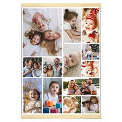 Personalized 13 Photos Hanging Canvas Print - Hanging Canvas Prints 16  x 22 
