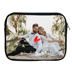 Wedding Personalized Name and Photo IPad Case - Apple iPad Zipper Case