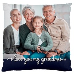 Personalized Phone Wallpaper Grandma Love Grid - 16  Baby Flannel Cushion Case (Two Sides)