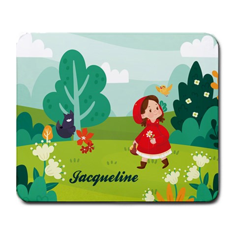The Little Red Riding Hood Mousepad By Katy 9.25 x7.75  Mousepad - 1