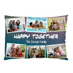 Personalized Photo Family Love Any Text Pillow Case - Pillow Case (Two Sides)