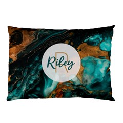 Personalized Marble Name Pillow Case - Pillow Case (Two Sides)