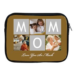 Personalized Mom Love You So Much Photo iPad Zipper Case - Apple iPad Zipper Case