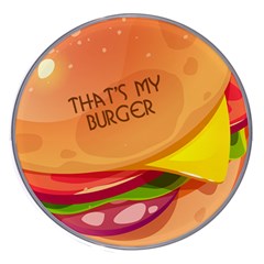 Personalized Burger Name Wireless Fast Charger - Wireless Fast Charger(White)