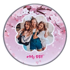 Personalized Cherry Bloom Name Photo Wireless Fast Charger - Wireless Fast Charger(White)