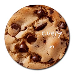 Personalized Cookies Name Round Mousepad