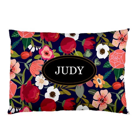 Personalized Floral Name Pillow Case By Joe 26.62 x18.9  Pillow Case