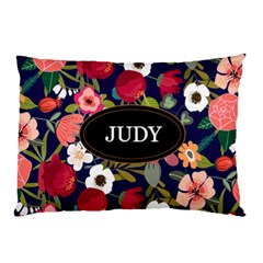 Personalized Floral Name Pillow Case