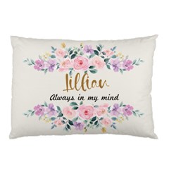 Personalized Floral Pattern Always in My Mind Name Pillow Case