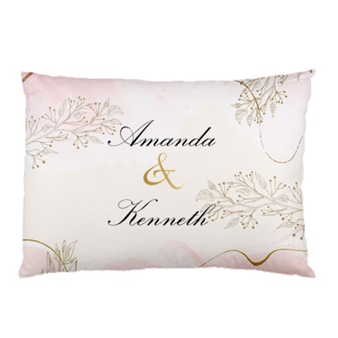 Personalized Wedding Couple Name Pillow Case By Joe 26.62 x18.9  Pillow Case