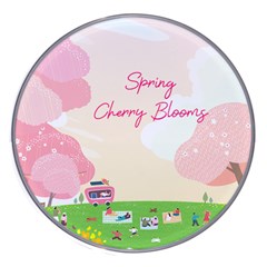 Personalized Spring Cherry Bloom Name Wireless Fast Charger - Wireless Fast Charger(White)