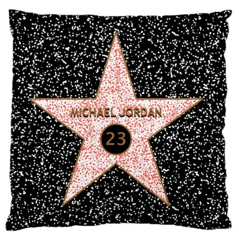 Personalized Hollywood Walk Of Fame Name Any Text Age Birthday Large Cushion Case By Joe Front