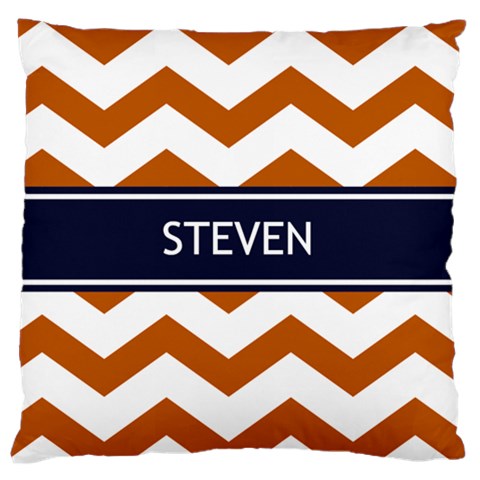 Personalized Monogram Name Any Text Large Cushion Case By Joe Front